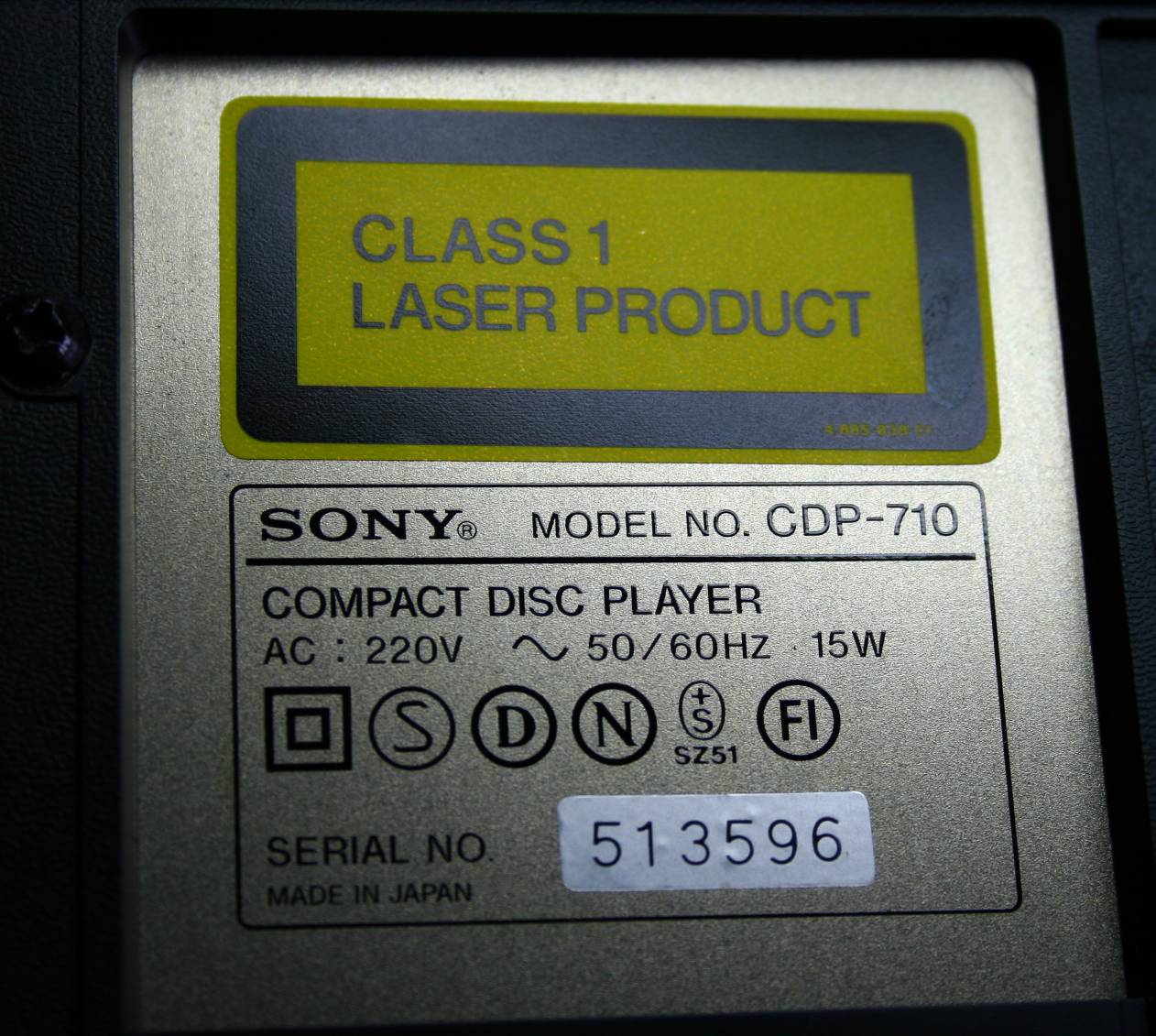 sony CDP-710